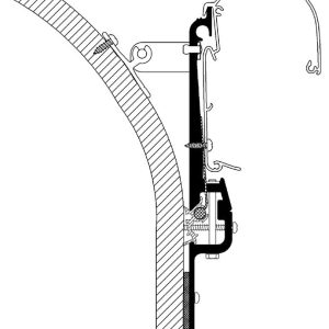 Adaptateur 3 pièces pour Thule Omnistor 2000