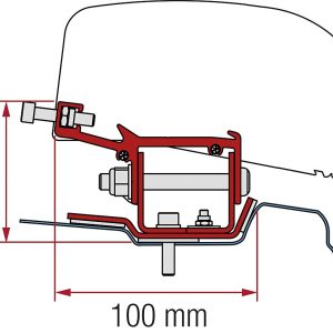 Adaptateur 2 pièces Renault Trafic L1 à partir de 2014 pour F40van